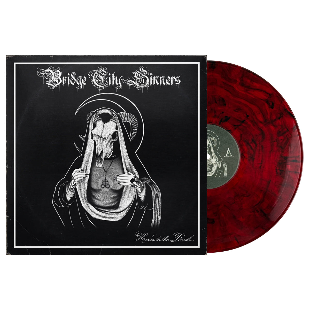 Bridge City Sinners - Here's To The Devil Vinyl (Trans Red / Black Smoke)