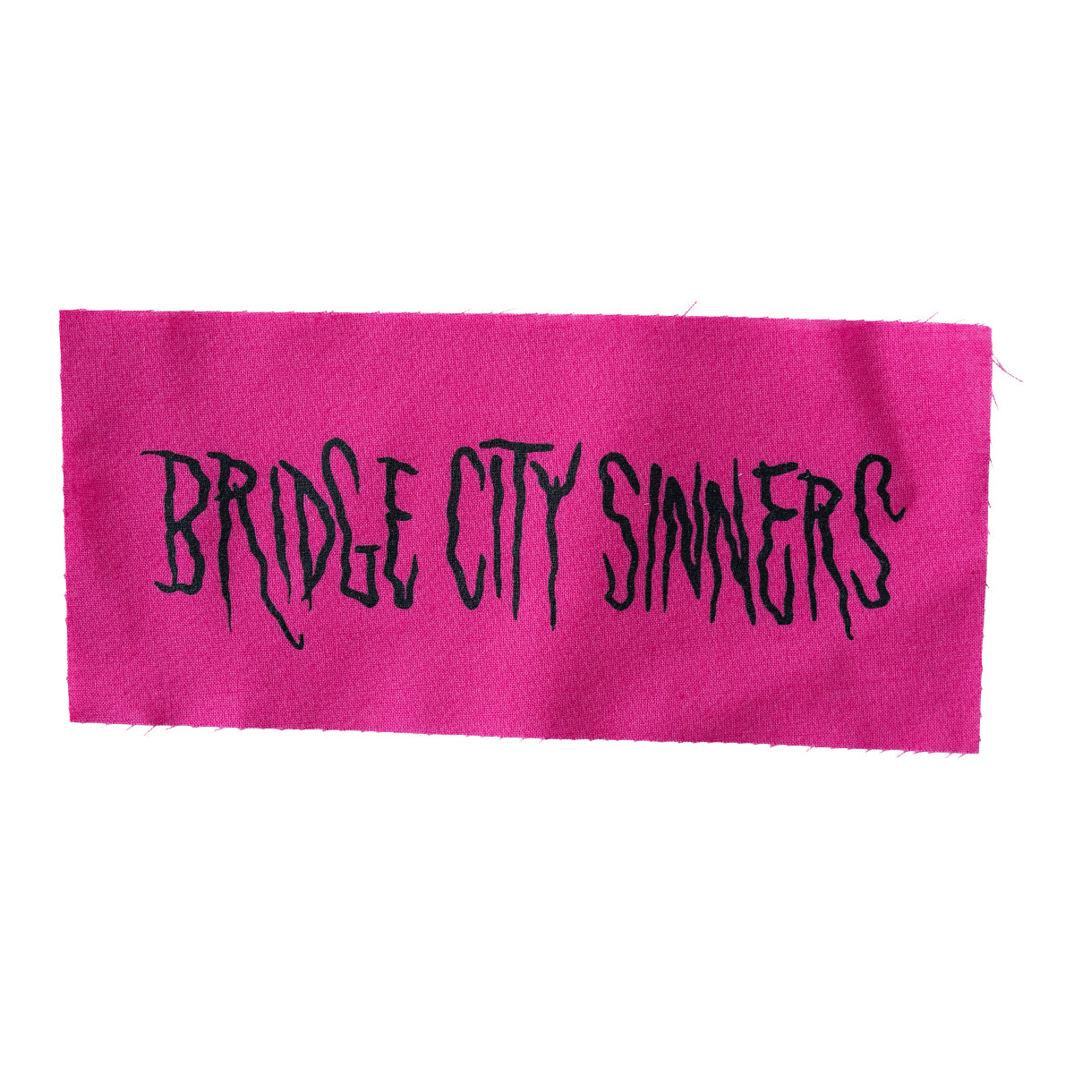 Bridge City Sinners - Sinner Logo Patch Pink