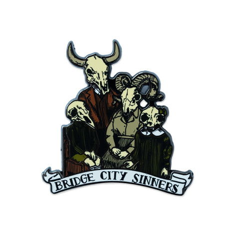 Bridge City Sinners - Skull Family Enamel Pins